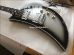 Outlet 6 string electric guitar moon guitar in silver paint rosewood fingerboard