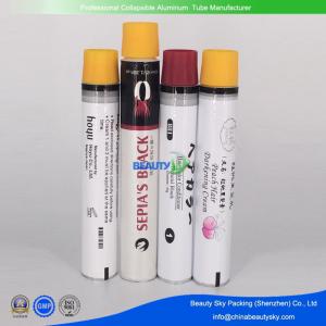 China Dia. 25mm Metal Tube Empty Aluminium Tubes for Hair Color cream with plastic inside factory