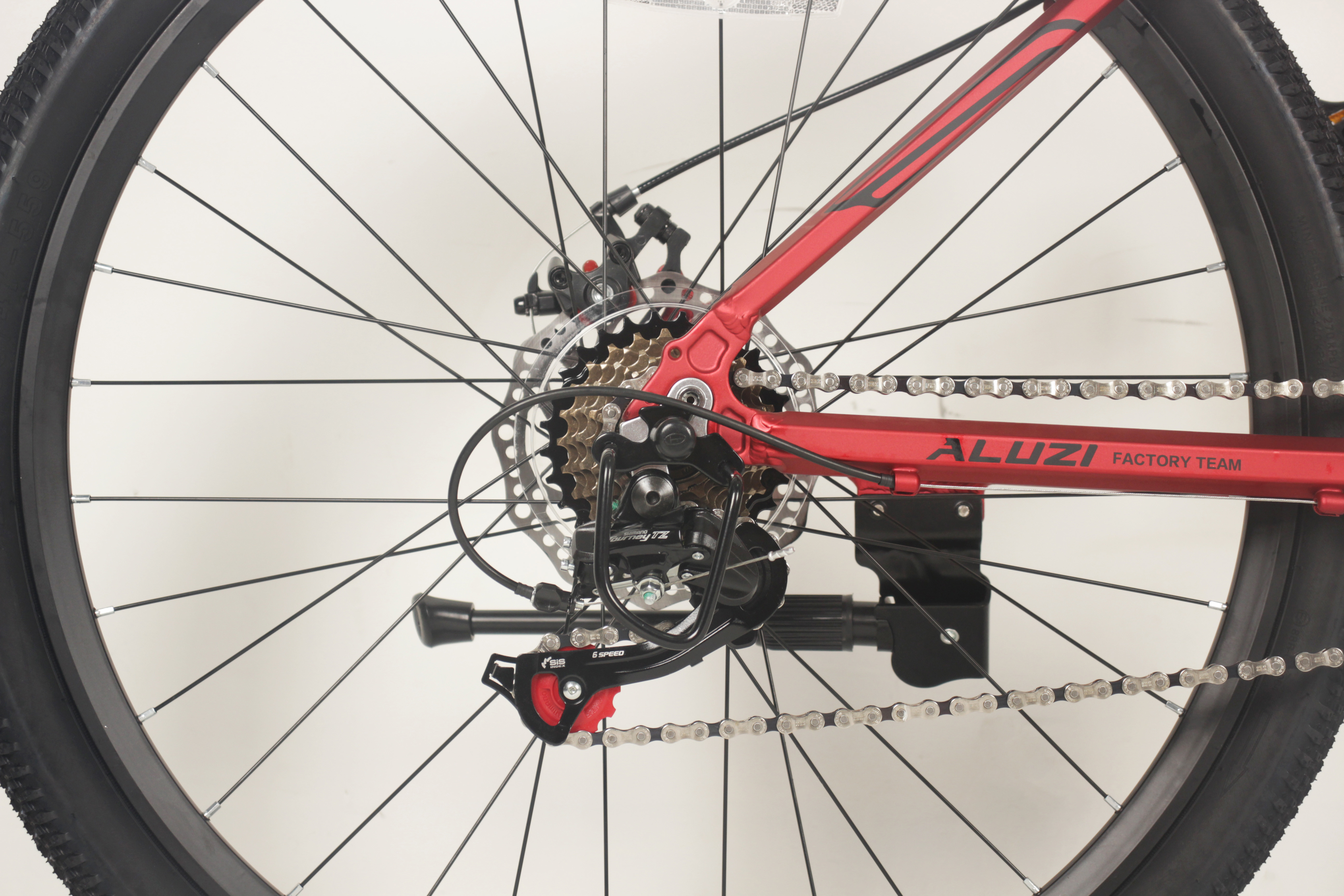 21/24/27 Speed Dual Disc Carbon Mountain Bike For Adults Shimano Tourney Front Derailleur