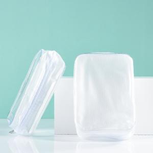 China Transparent Plastic Zipper Makeup Bag factory
