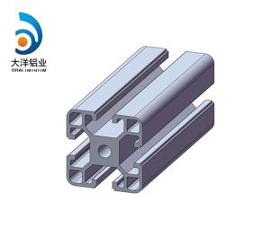 China Anodic Oxidation 40 Series Aluminium Construction Profiles Sandblasting factory