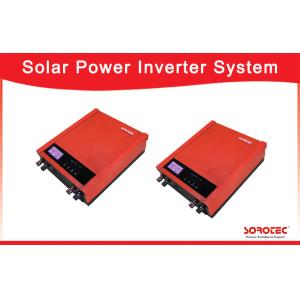 China Micro Solar Power Inverters Single Phase / Grid Tie Power Inverter 1~ 2KVA , Red Color on sale