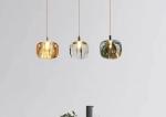 Apple Shape Modern Light Luxury Bedroom Bedside Chandelier Creative Restaurant