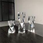 Brilliant Cut Wedding Votive Candle Holders Tealight Crystal Candelabra Wedding