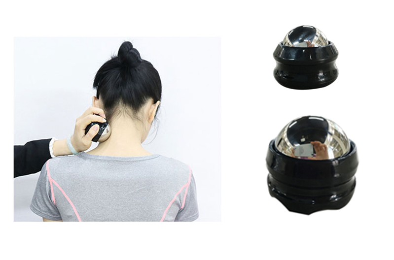 Black Dia32mm Stainless Steel Massage Ball Ice Cooling Roller Ball