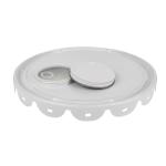 Custom Tin Accessories 0.30mm Metal Lug Lids With PVC Spouts Auto Stamping