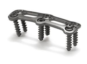 China Titanium Spinal Internal Fixation Anterior Cervical Plates 24-88mm Length factory