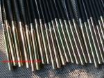Concrete vibrator needle with japanese coupling and aluminum band