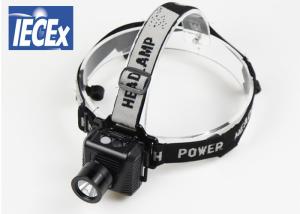 China Portable 178Lm Super Bright Headlamp AAA 2W Simple Stripe Design factory