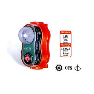 China Durable Life Vest Strobe Light , Sailing Use Water Activated Lifejacket Light factory