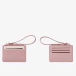 Small Credit Card Holder Purse Handbag With Detachable Wristlet Detachable
