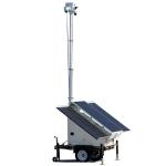 Security System Hybrid Solar Light Tower CCTV Camera Trailer Price