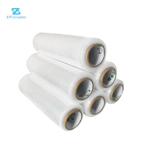 Strong Extensibility 20um PE Plastic Stretch Wrap Film For Carton Packaging