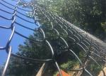 Dipped Galvanized Chain Link Fence With 35-300G per Square Meter Zinc Coating;