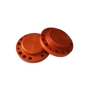 China Aluminum Alloy Anodized Flange Nut CNC Milling Machined factory