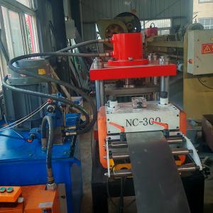 China High Stability Full Automatic Cable Tray Machine For Precise Profiles Production Hydraulic Cylinder Cutting factory