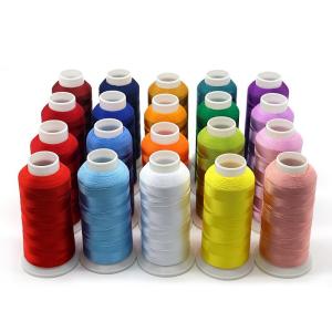 China OEM/ODM 100% Polyester Lot Stock 700 Colors Embroidery Thread for Fast Machine Embroidery factory
