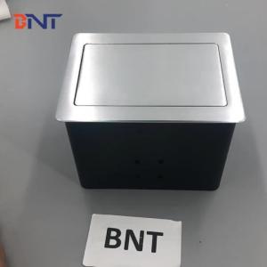 China Aluminum universal multimedia hydraulic tabletop power socket box factory