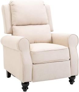 China Modern Manual Recliner Living Room Armchair Sofa With Retractable Footrest factory