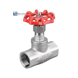 China 304 316 Stainless Steel Silver Electric Actuated Handwheel Manual Gate Valves for NPT BSPT factory