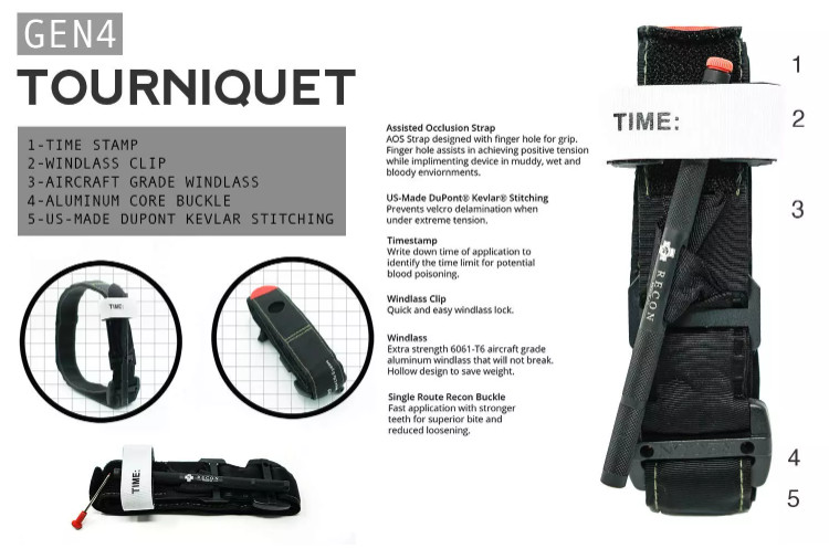 Medical Manufacturer Disposable Holder Military 95CM Combat Tactical Pneumatic CAT Tourniquet