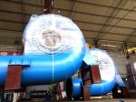 Steel And Stainless Steel Francis Turbine Generator Durability 450rpm-1000rpm