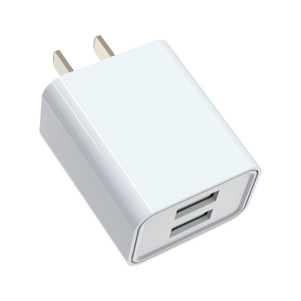 China CN Plug 2 Port USB Wall Charger , CCC Mobile Phone Travel Charger factory