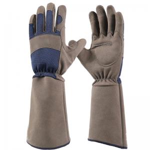 China Gardening gloves Spandex microfiber stab-proof safety protection Garden labor protection wear gloves factory