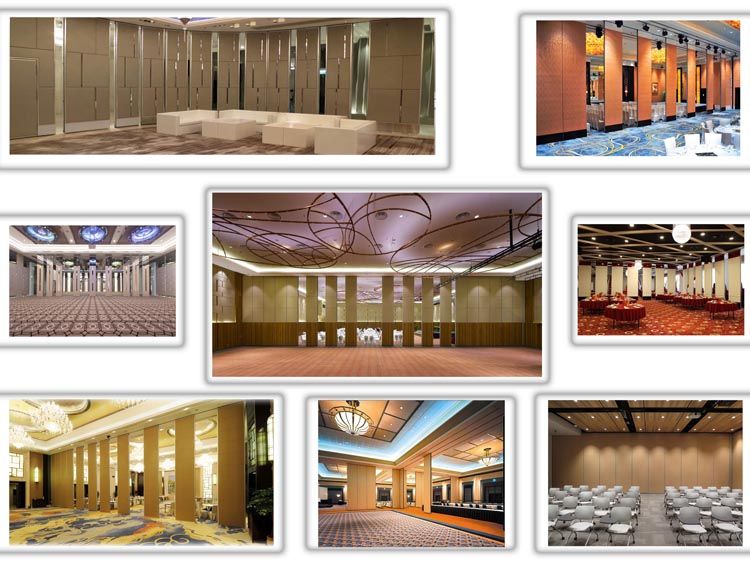 Public Area Acoustic Insulation Partition Soundproof Sliding Screen Wall