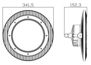 China 5 Year Warranty 150W 200W Led High Bay Warehouse Lights factory
