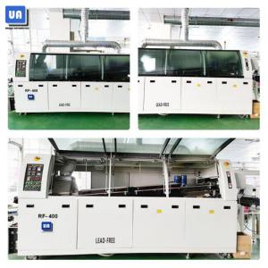 China 3 Zones Lead Free Wave Soldering Machine 2100mm Preheating Zone RF-400A factory