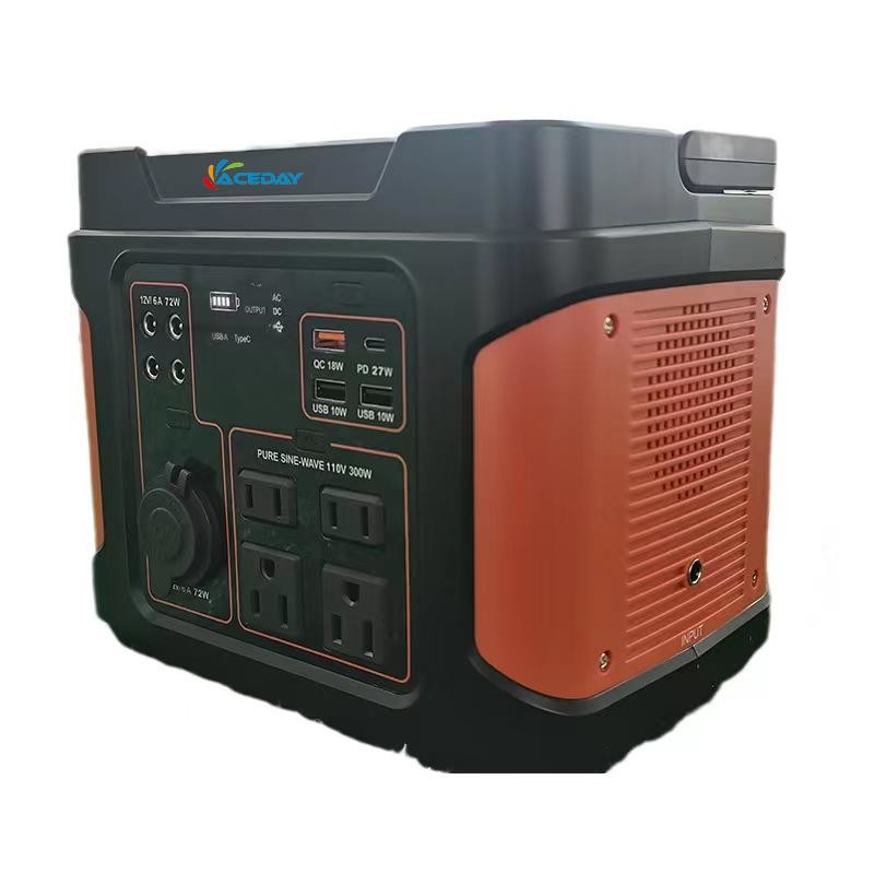 MSDS Certified 300w Portable Power Station 80000mAh Emergency Use AH300