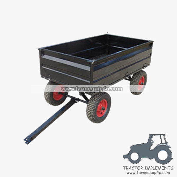 China 4WCART-17  4Wheel 17cubic. Utility Cart Trailers factory