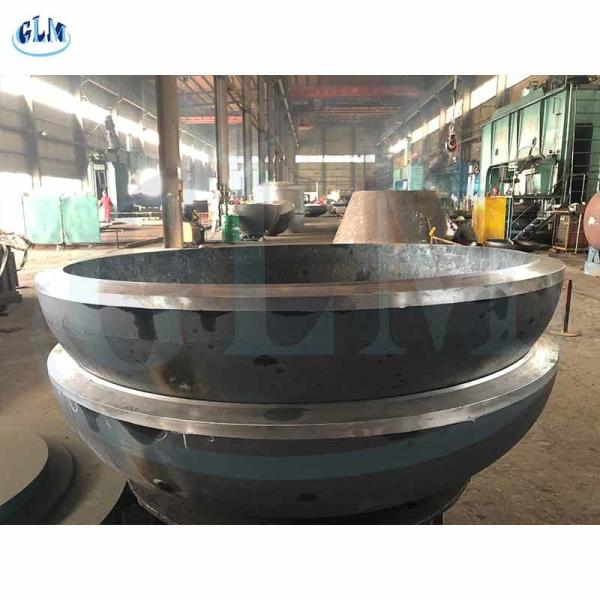 BQ Elliptical 350mm Pressure Vessel End Steel Pipe Caps Welded Heating Resisting