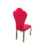 Fixed Seat Cushion Gold Leg Chairs For Wedding Reception