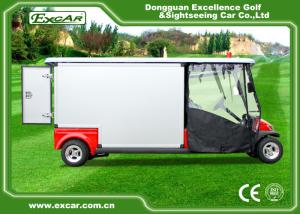 China Red 2 Passenger 48V Electric Ambulance Car For Emergency Closed Type factory