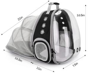 China Bubble Expandable Cat Carrier Backpack Capsule Pet Travel Carrier Bag factory