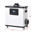 Four Layer Filtering System Nail Salon Fume Extractor External Type Transparent
