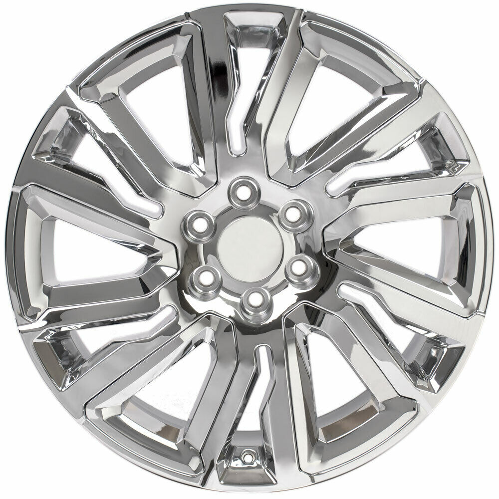 Ct2078 22x9 Gmc Replica Wheels Satin Black Gloss Black Insert Rim Chevy 22"