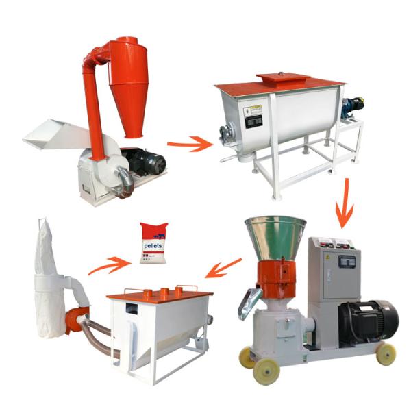 Horizontal 500KG/P U Type Livestock Feed Mixer Machine