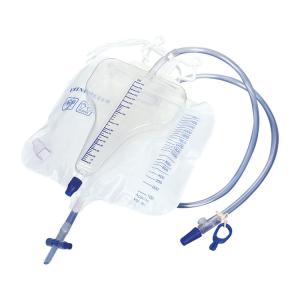 China Urinary Meter Drainage Bag PVC Urinary Drainage Urinemeter Luxurious Precision Wearable Urine Bag Urine Flow Urine Meter factory