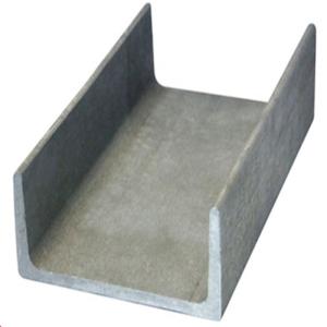 China 6m Galvanised Steel U Channel 40x50 U Shaped Steel Section Q235 factory
