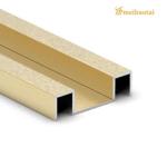 Grade 304 Stainless Steel Tile Trim 0.65mm Thickness Decorate Wall Edge
