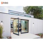 Swing Open Aluminum Pivot Glass Door 360 Degrees European Style