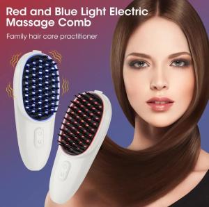 China Electric Red Light Blue Light Hairdressing Scalp Massaging Comb factory