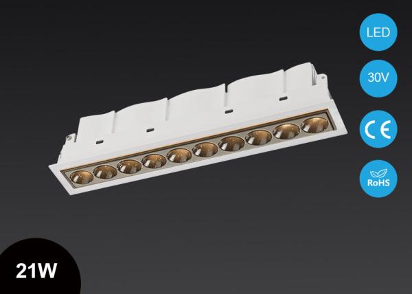 Mini Size 10 Heads 21W Modern Recessed Multi head Ceiling LED Grille Downlight