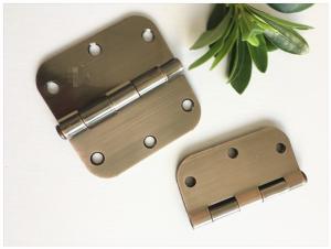 China Oil Resistance High Security Door Hinges High Durability Bright Brass Plated factory