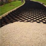 Plastic HDPE Black Driveway Grid Gravel Geocell For Gravel Driveway Paver 150mm