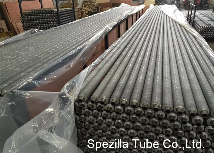 Extruded Finned stainless steel heat exchanger tubing 11 FPI 25000MM Length