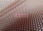 Aluminium Alloy Wire Mesh Coil Drapery Copper Color Used As Space Divider